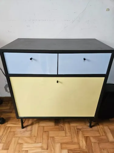 Buffet Cinquentinha Tok&Stok estilo retrô