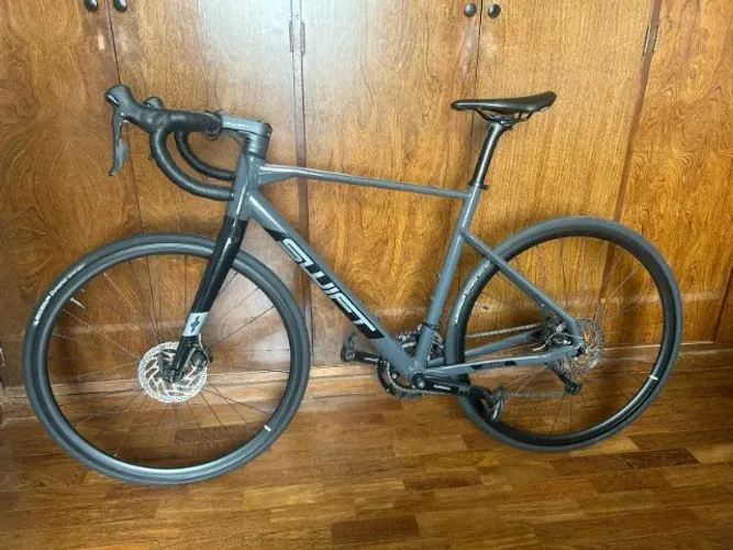 UTILIZADA APENAS NO ROLO INDOOR: Bicicleta Speed Road Swift Enduravox Pro Disc Shimano