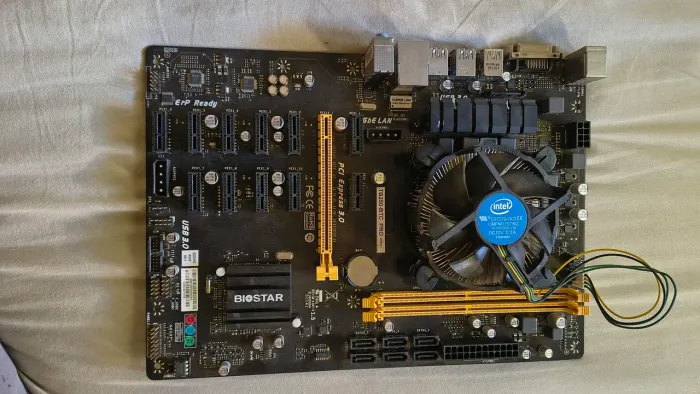 Placa mãe tb250 mineração leia descrição, ENVIO OLX