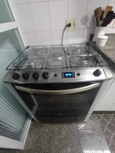 Fogão Electrolux 5 queimadores (queimador central não funciona)