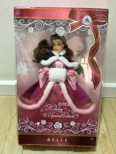 Boneca Bela Holiday Disney Store