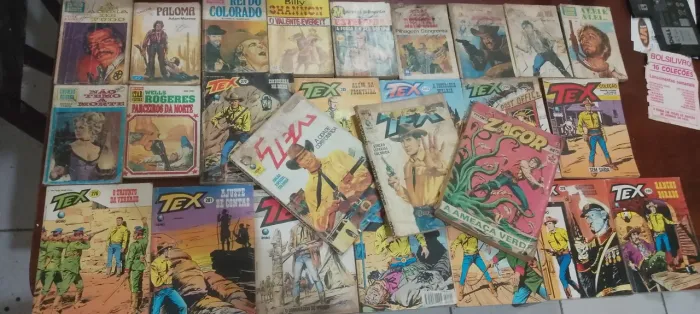 Coleção rara de Revistas/Gibi faroeste Tex entre outros são 26 exemplares raros (venda)
