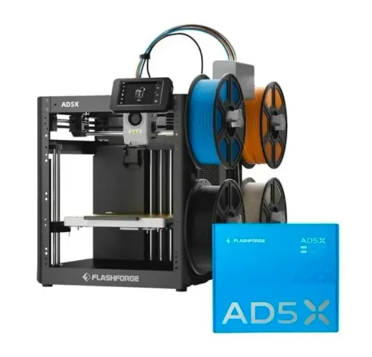 Impressora 3d Flashforge AD5X com kit fechamento. R$3950 + cashback pronta entrega