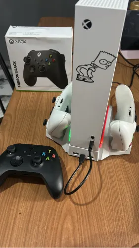 Xbox Series S + 3 Controles + 2 Baterias + Cooler + Cabos HDMI e Energia | Kit Completo