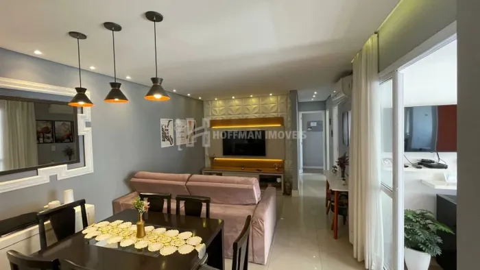 Apartamento com varanda gourmet à venda porteira fechada, 03 dorm e 02 vagas no Bairro Bar