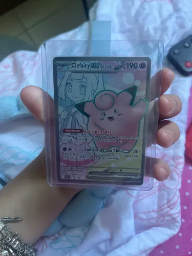 Clefairy ex da Lillian 173/159 Full Art - Amigos de Jornada - MINT com sleeve e top loader