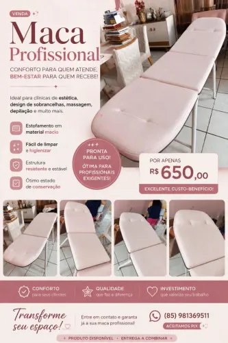 MACA DE ESTÉTICA ROSA