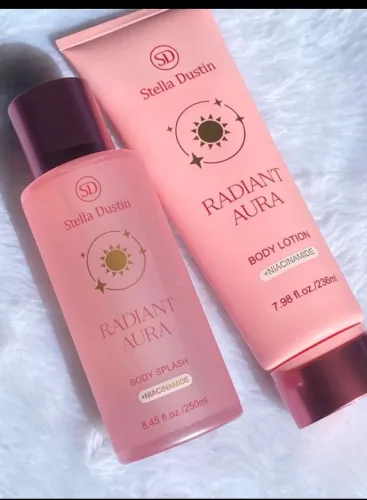 KIT Creme de pele e body Splash Stella Dustin Radiant Aura