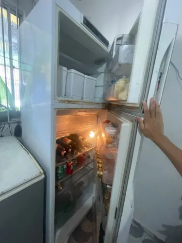Geladeira grande, não faz gelo, geladeira muito!!!