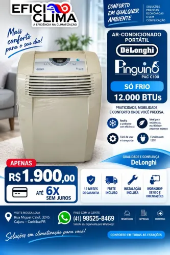 Ar condicionado portátil só frio