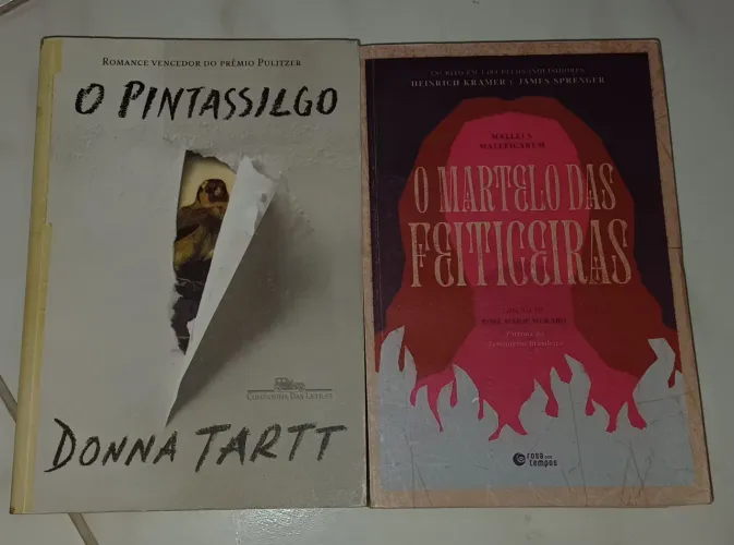Kit de livros ou unidade- o pintassilgo e o martelo das feiticeiras