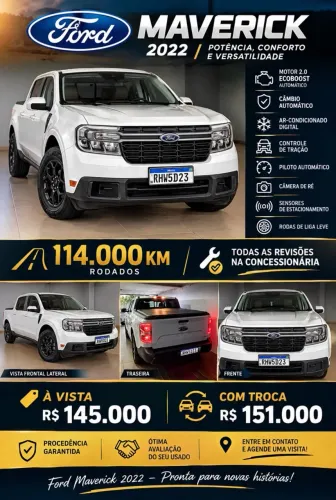 Ford Maverick Lariat FX4 2.0 Ecoboost Aut. 2022