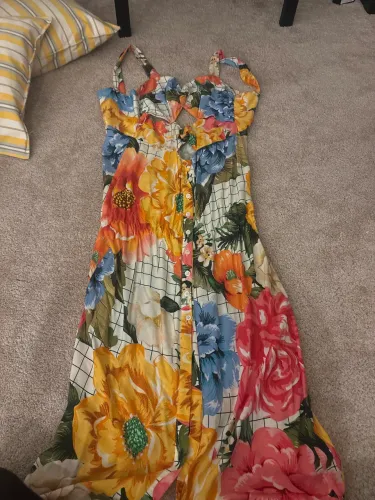 Vestido Farm Longo Florido 
