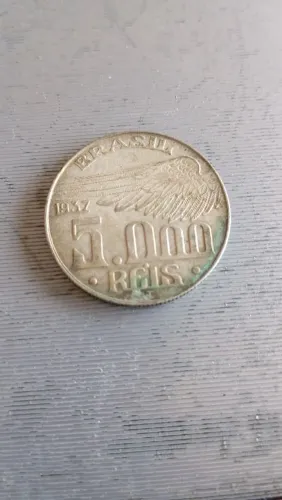 Moedas de réis prata