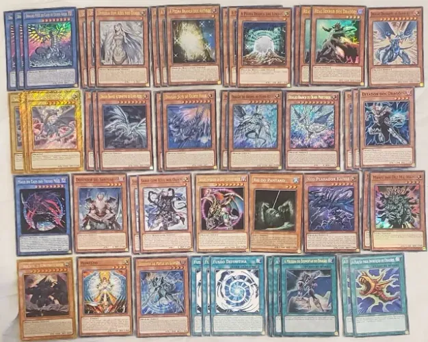 Deck/set Yugioh Original Dragão dos olhos azuis do caos