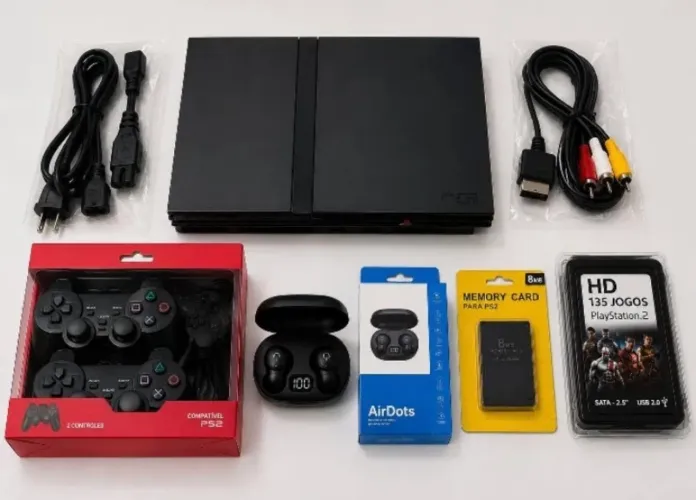 Ps2 desbloqueado em ótimo estado