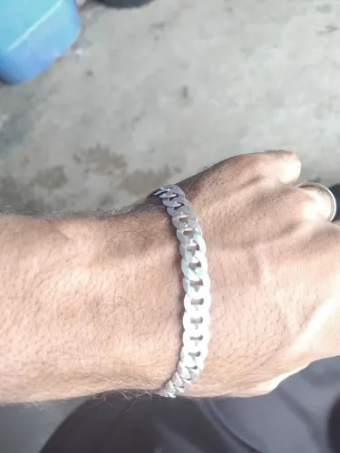Pulseira de prata 8mm