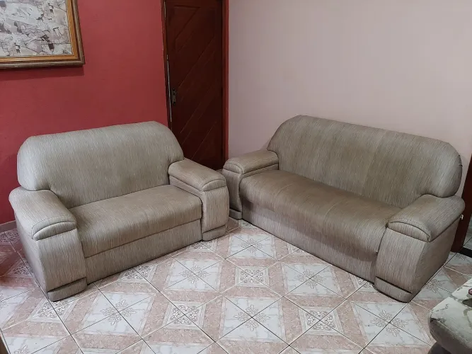 CONJUNTO DE ESTOFADO 3 E 2 LUGARES 