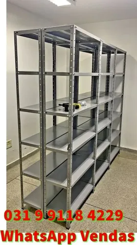 Estantes de aço 6 bandejas Novas Frete Grátis