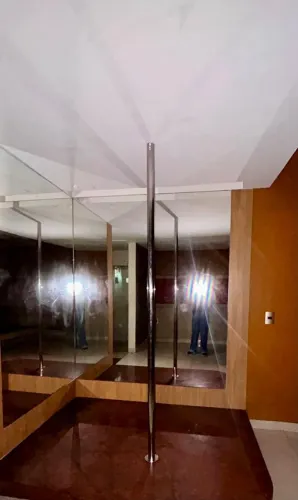 Vendo pole dance de inox novo 
