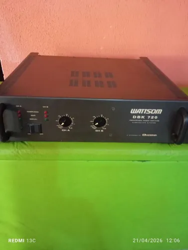 Potência  Wattsom DBK 720- 8 Ohms