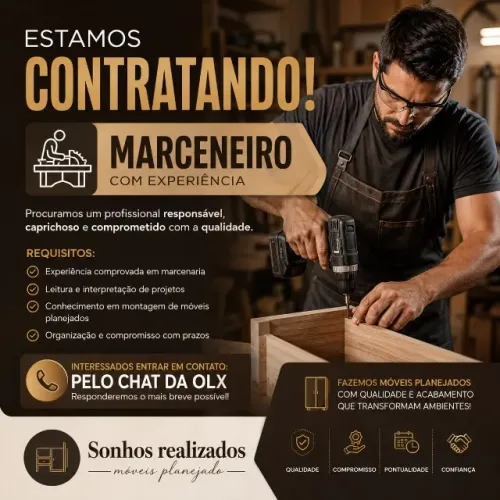 Marceneiro com Experiência
