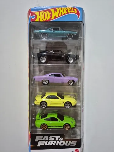 HOT WHEELS - FAST & FURIOUS | PACK COM 5 CARROS