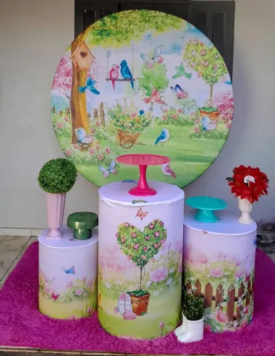 Aluguel de kit decoração aparti de 100 reais sem balões
