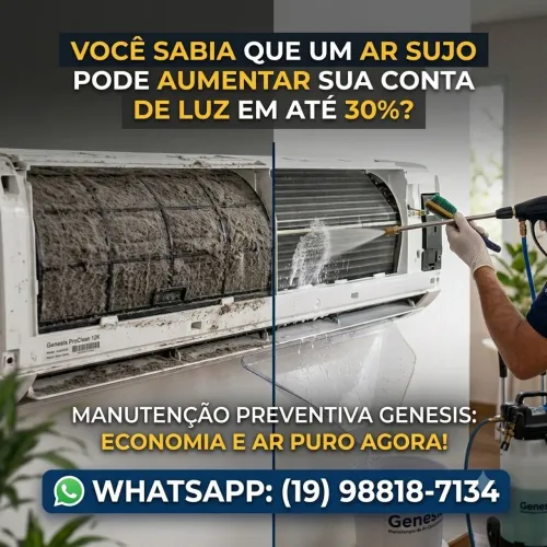 Higienização e Manutenção de Ar Condicionado - Genesis