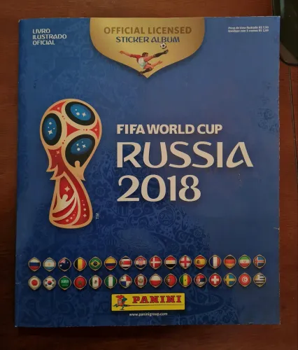 álbum da copa 2018 incompleto