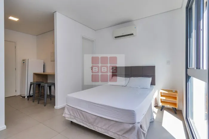 Studio para locação em Higienópolis, São Paulo-SP: elegância e conforto em 22m²!