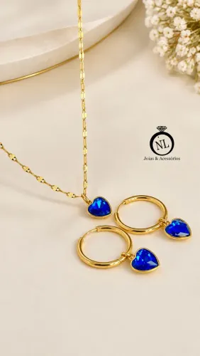 CONJUNTO BANHADO A OURO ?