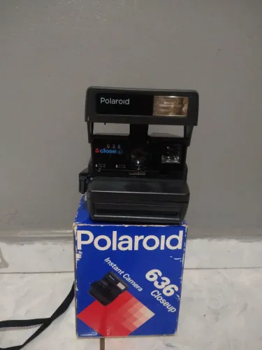 máquina vintage Polaroid reliquia colecionador