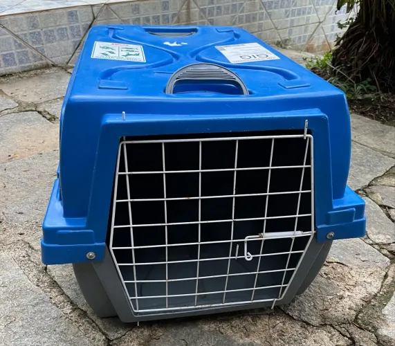Caixa de transporte para cachorro tamanho G