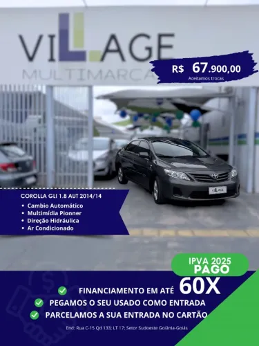 Toyota Corolla GLI 1.8 Flex 16V Aut. 2014