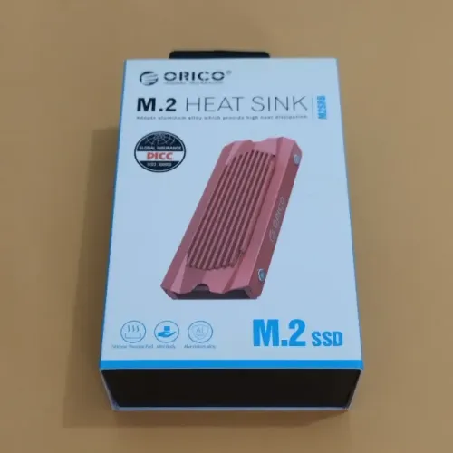 DISSIPADOR DE CALOR ORICO VERMELHO PARA SSD M.2