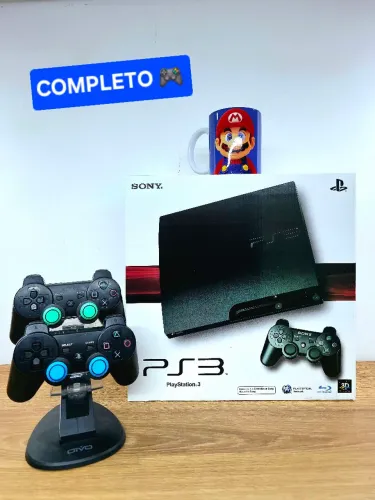 PS3 DESBLOQUEADO COMPLETO + JOGOS + GARANTIA! 