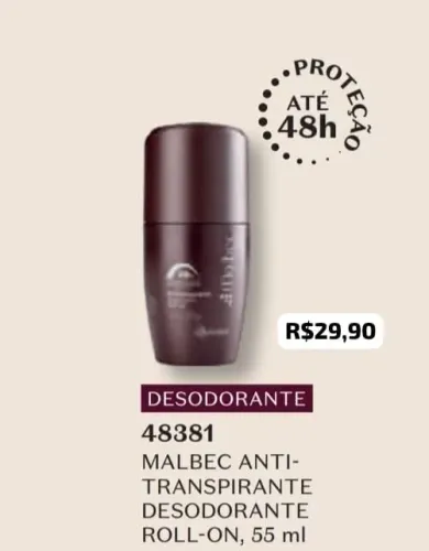 DIA DOS PAIS - Roll-on Malbec Desodorante