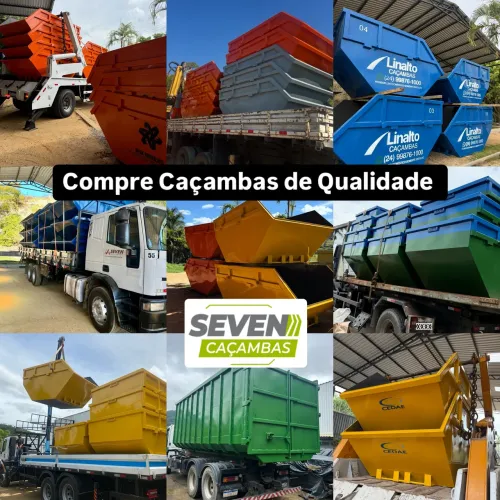Caçambas de Entulho de 1 a 10 m3