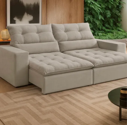 Sofá Retrátil e Reclinável MAX COMFORT