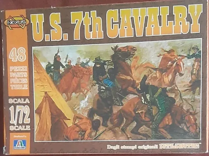 Figuras - 2 kit's - 7° Cavalaria USA / Gerônimo - Apache - na caixa.