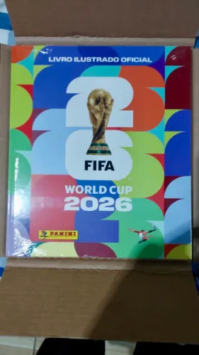 Original e lacrado Álbum Copa 2026 capa dura