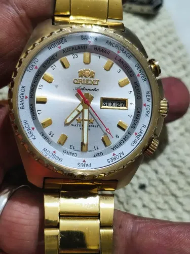 Relógio Orient automático 3 chave 