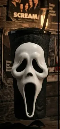Copo Premium Pânico 7 Ghostface Cinemark Original 2026 Lacrado