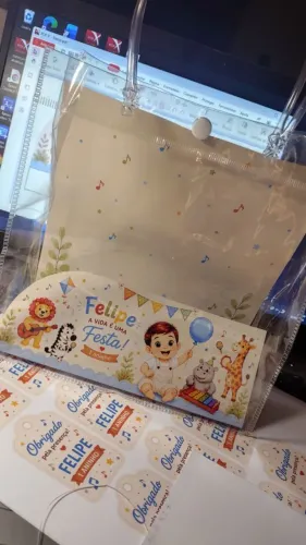 Fundo para bolsa transparente