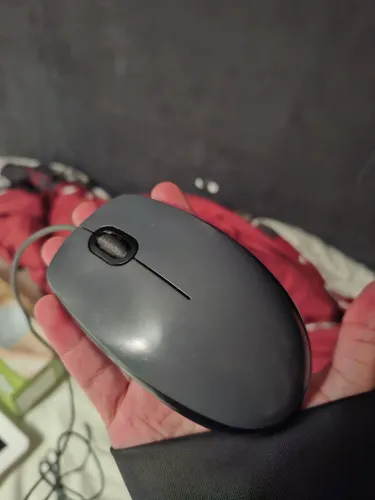 Mouse Logitech M100, ambidestro (cor cinza)