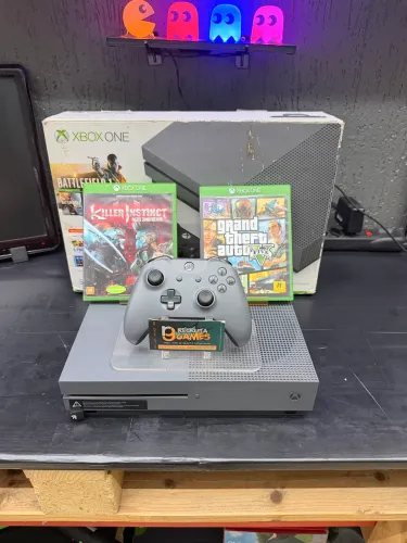 Console Xbox One S 500gb Battlefield - Loja Fisica - Garantia - Aceito Trocas