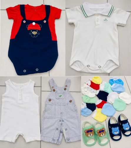 Lote Enxoval Bebê 0-3 Meses +100 Peças Novas/Conservadas ?