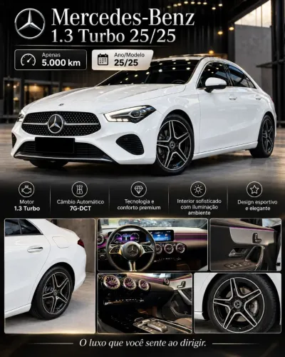 Mercedes-Benz CLA-200 Progressive 1.3 TB 16V Aut.(híb) 2025