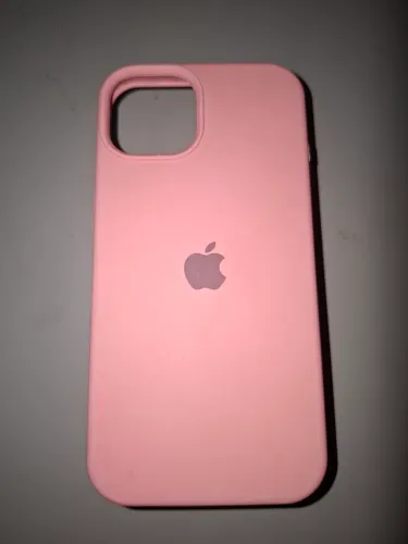 Capinha para iPhone 13 rosa de silicone!!!